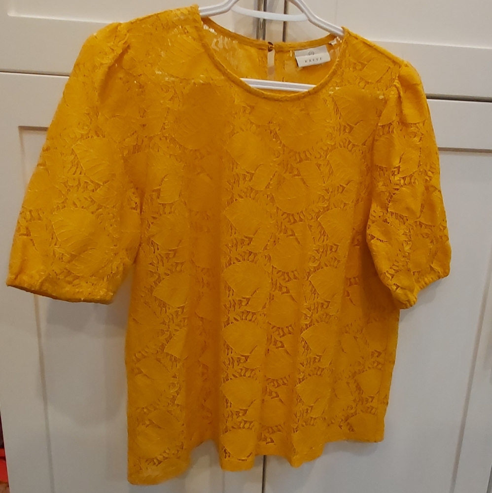 Kaffe lace embroidery top